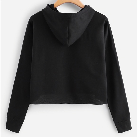 I’ll Be There For You Crop Hoodie - Picture 2 of 2